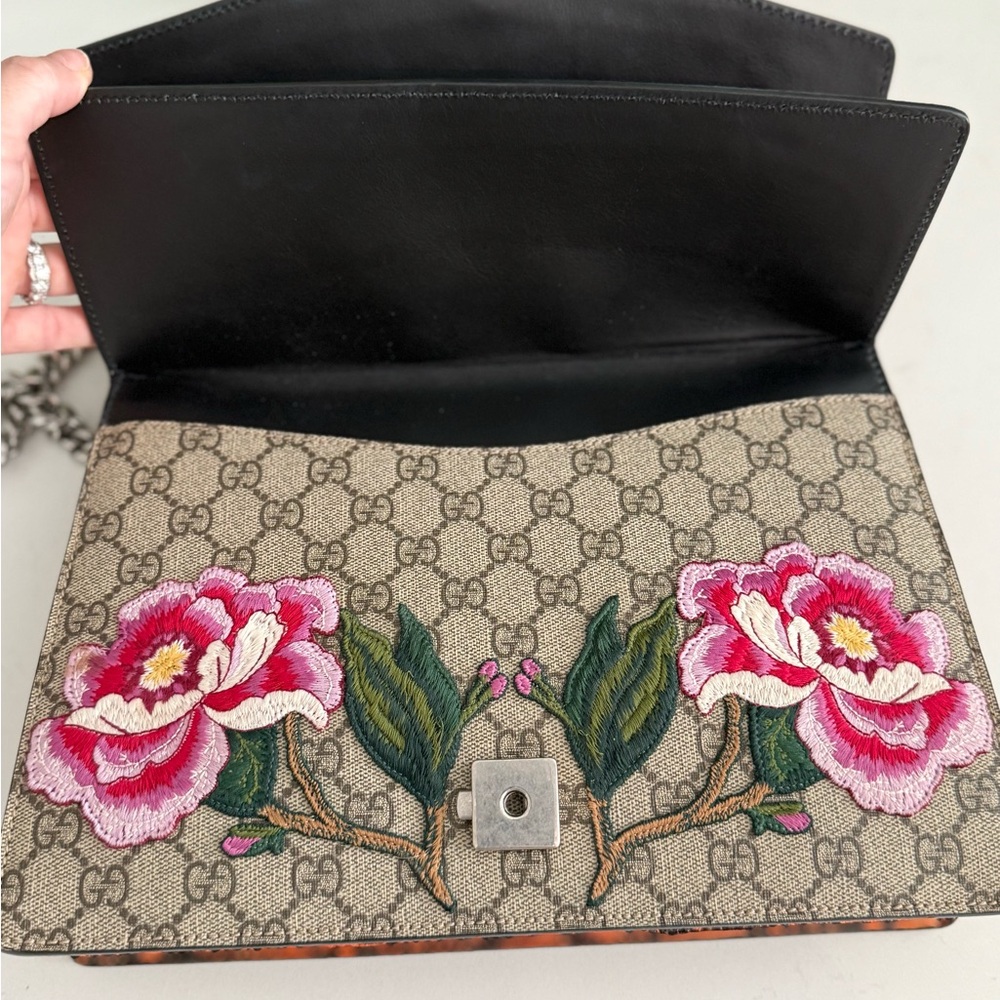 Gucci GG Supreme Medium Elton Dionysus Shoulder Elton Bag ~ EUC w/Dust Bag - Picture 10 of 16